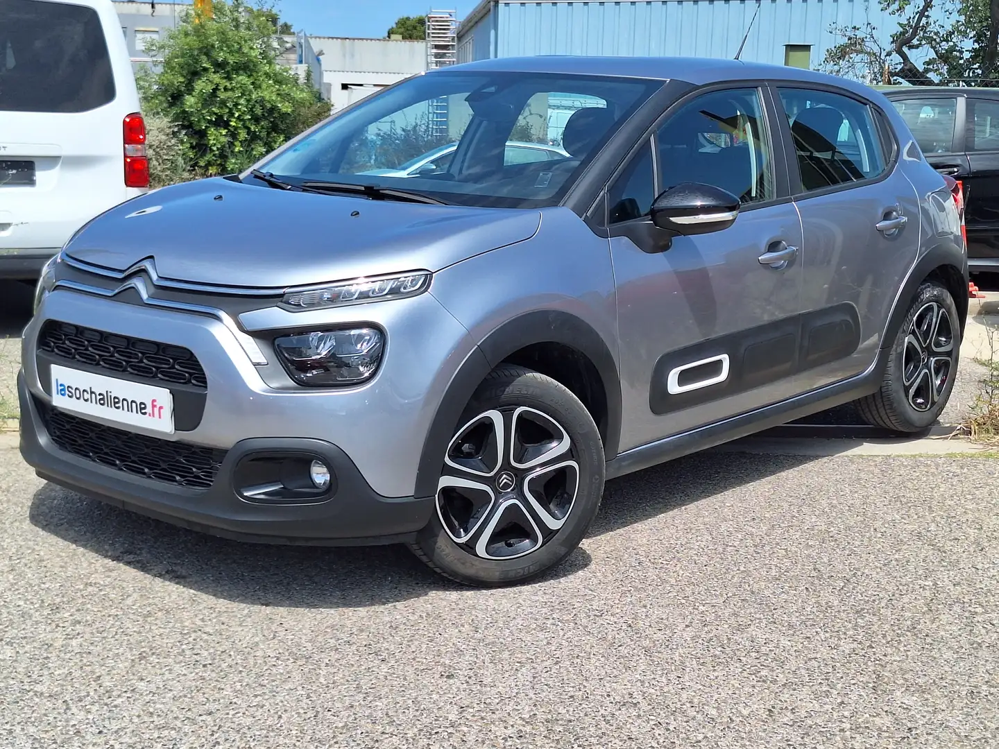 Citroen C3 BlueHDi 100 ch BVM6 Plus Gris - 2