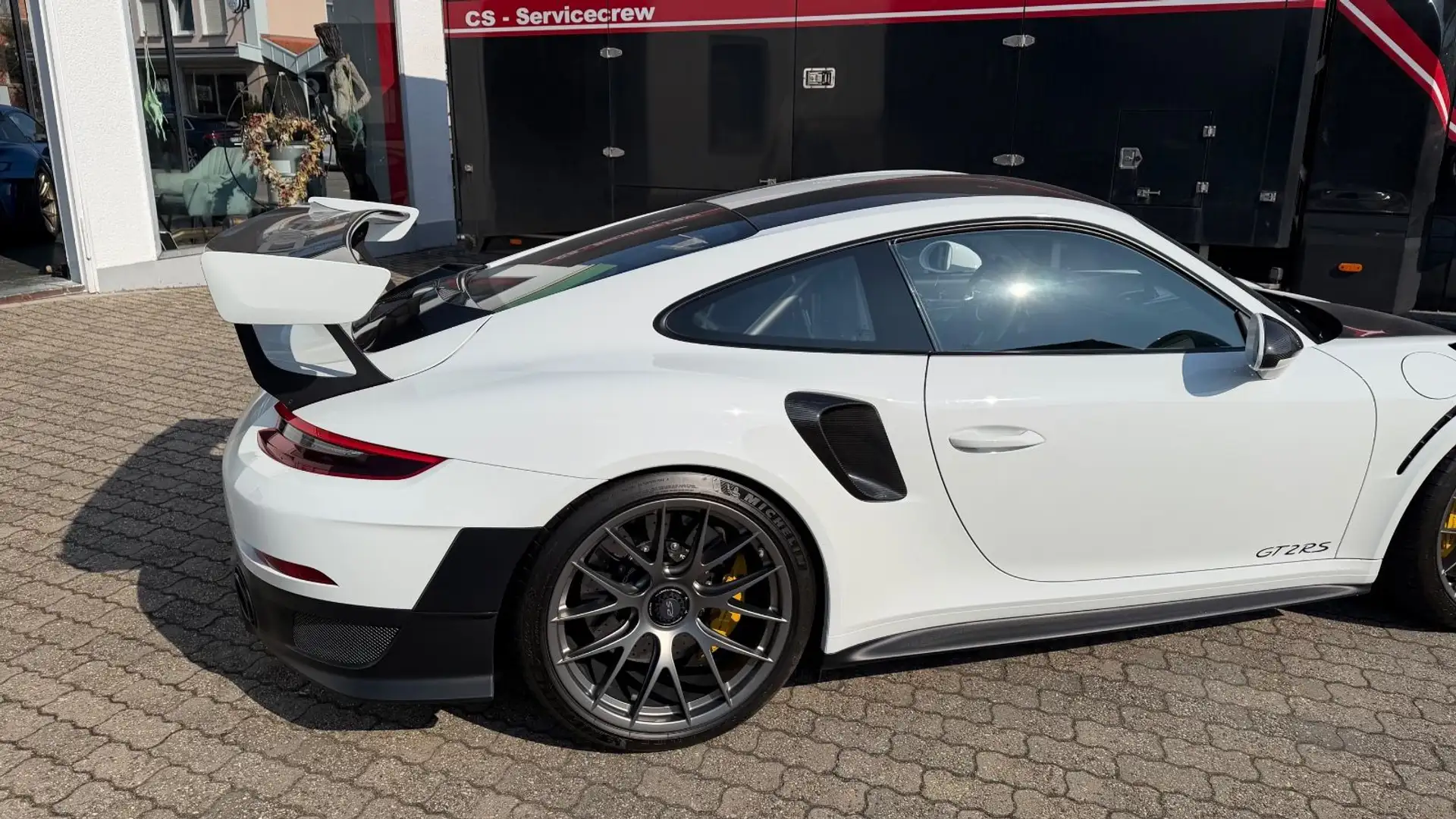포르쉐 911 Turbo S Coupe 2018 흰색 사진 5