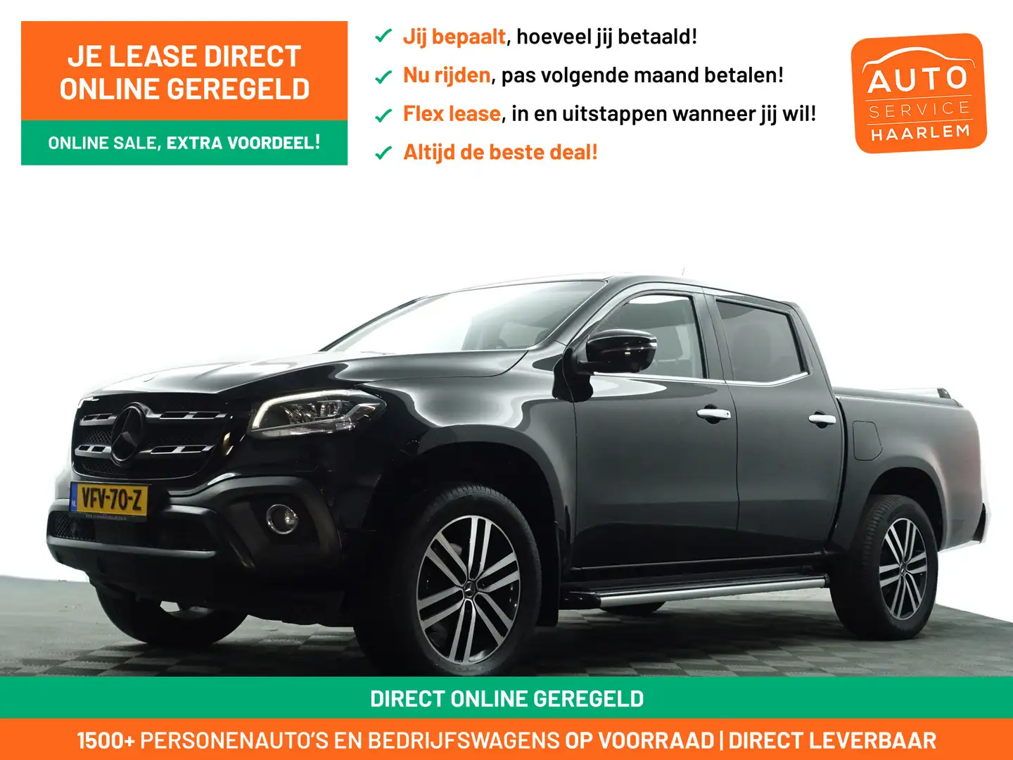 Mercedes-Benz X 250 d 4-MATIC AMG Night Edition Aut- Dubbele Cabine, 5 Zwart - 1