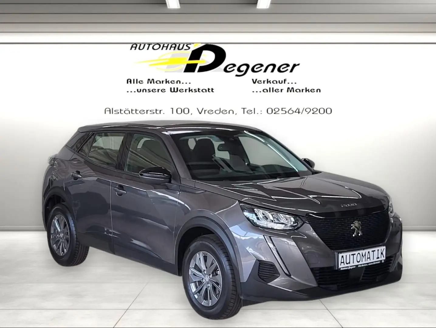 Peugeot 2008 Automatik / Anhängerkupplung abnehmbar/  LED Sch Gris - 1