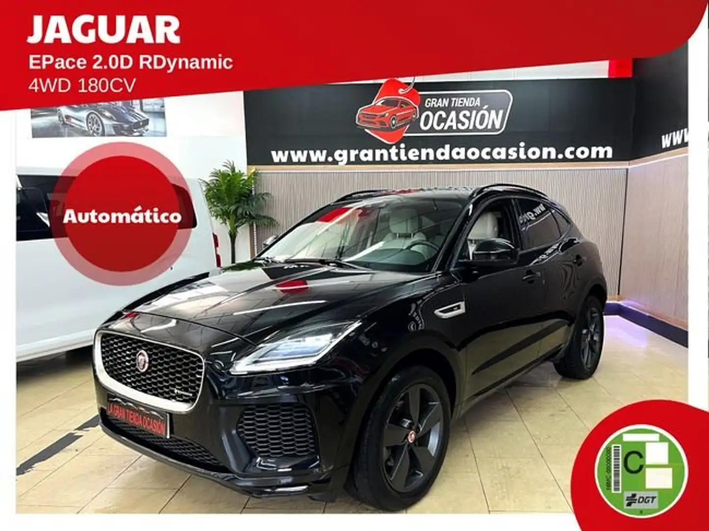 Jaguar E-Pace 2.0D I4 R-Dynamic SE AWD Aut. 180 Negro - 1
