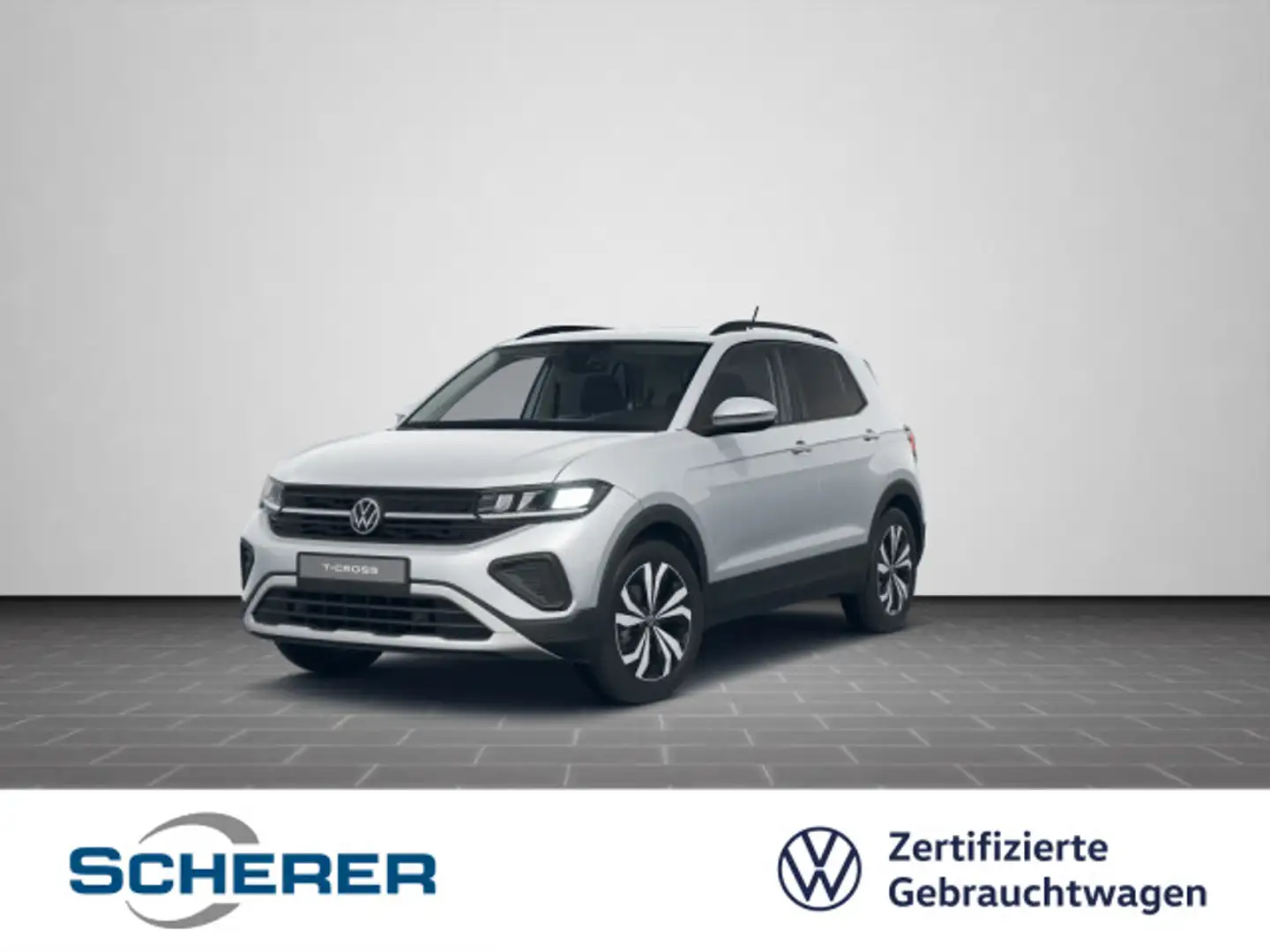Volkswagen T-Cross 1.0 TSI, DSG, SHZ, RFK, LICHT+SICHT, KEY Silber - 1