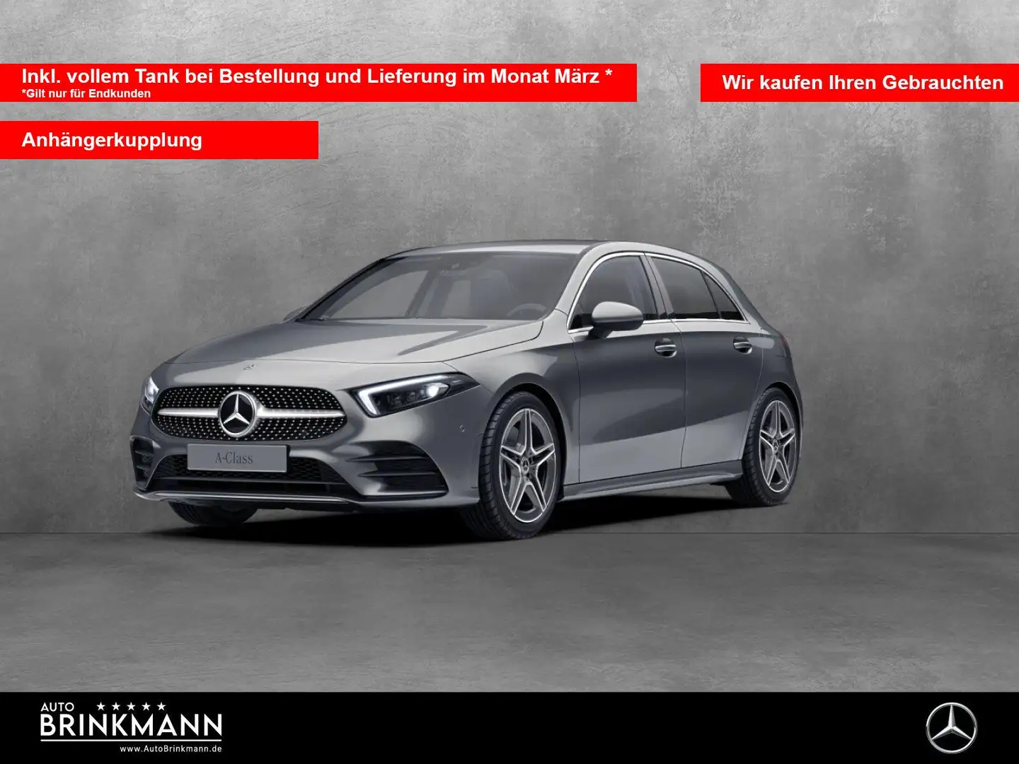 Mercedes-Benz A 220 A 220 d Kompaktlim. AMG Line/Parktronic/HiFi Klima Gris - 1