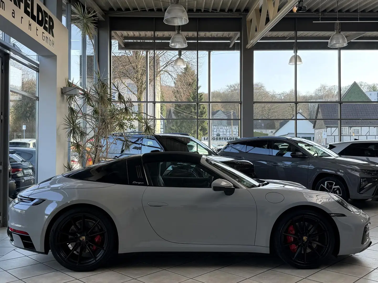 Porsche Targa 911 Carrera 3.0 S Targa 4S 24M Aproved VOLL VOLL Grau - 2