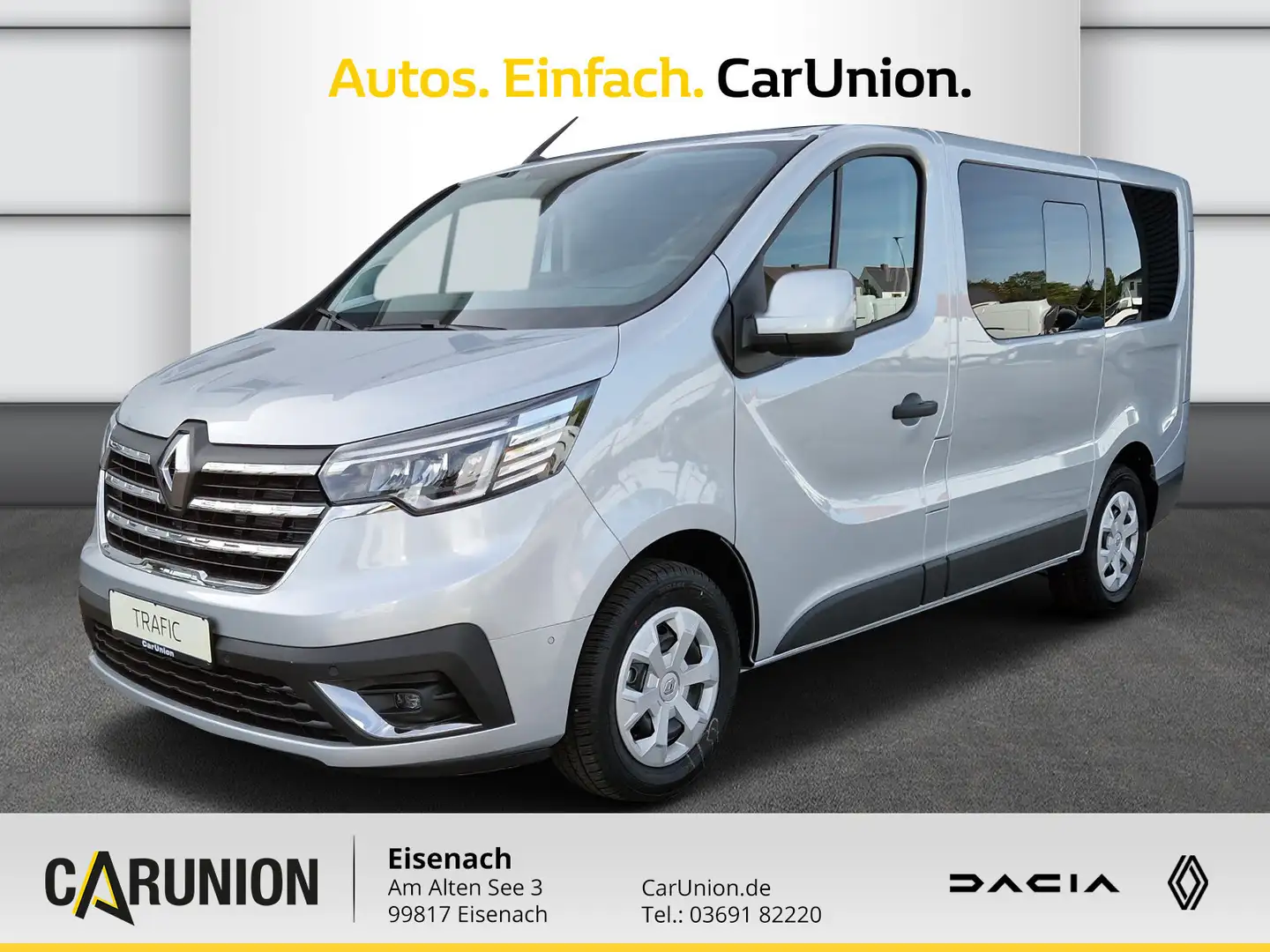 Renault Trafic Combi L1H1 9 Sitze Life Blue dCi 150 Navi Grau - 1