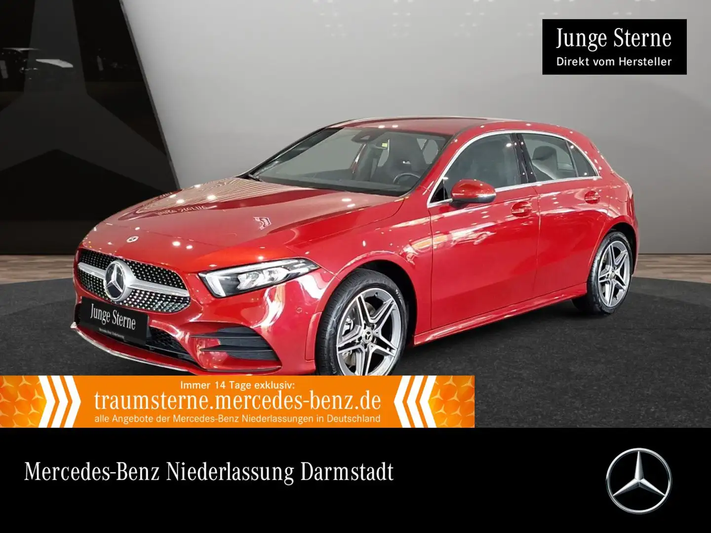 Mercedes-Benz A 250 e AMG+LED+KAMERA+8G Rot - 1