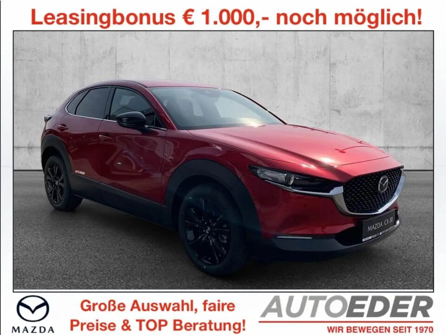 Mazda CX-30 e-Skyactive G140 Homura Aut. Rot - 1