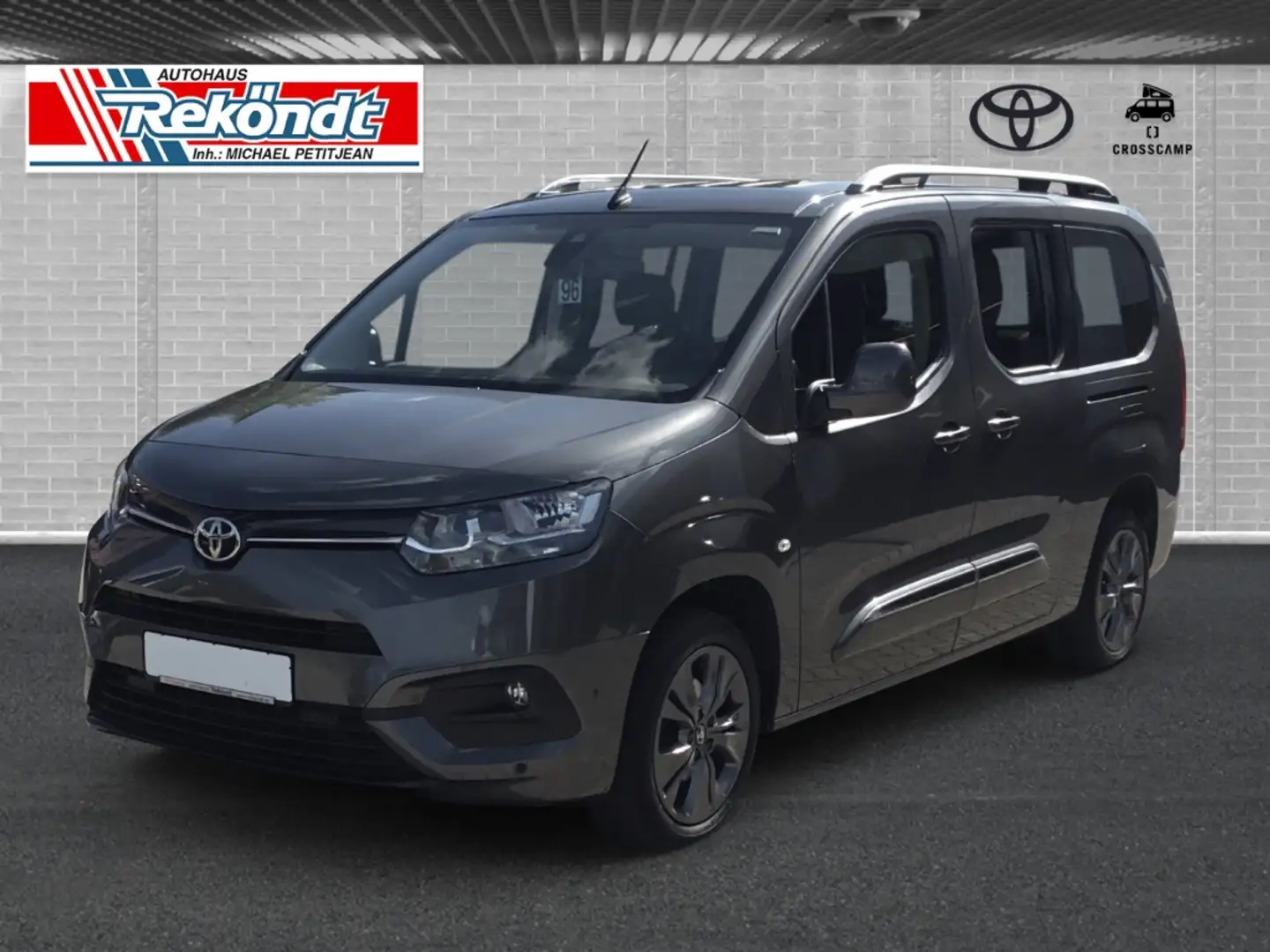 Toyota Proace City Verso L2 1.2 Turbo Automatik RFK SHZ NAVI PDC Grigio - 1