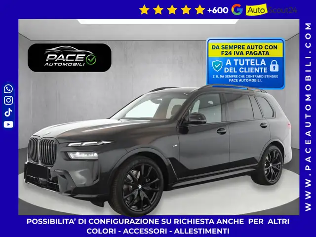 BMW X7 40D XDRIVE MSPORT M-SPORT BLACK PACK 7P HUD TETTO