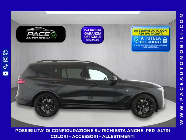 BMW X7 40D XDRIVE MSPORT M-SPORT BLACK PACK 7P HUD TETTO