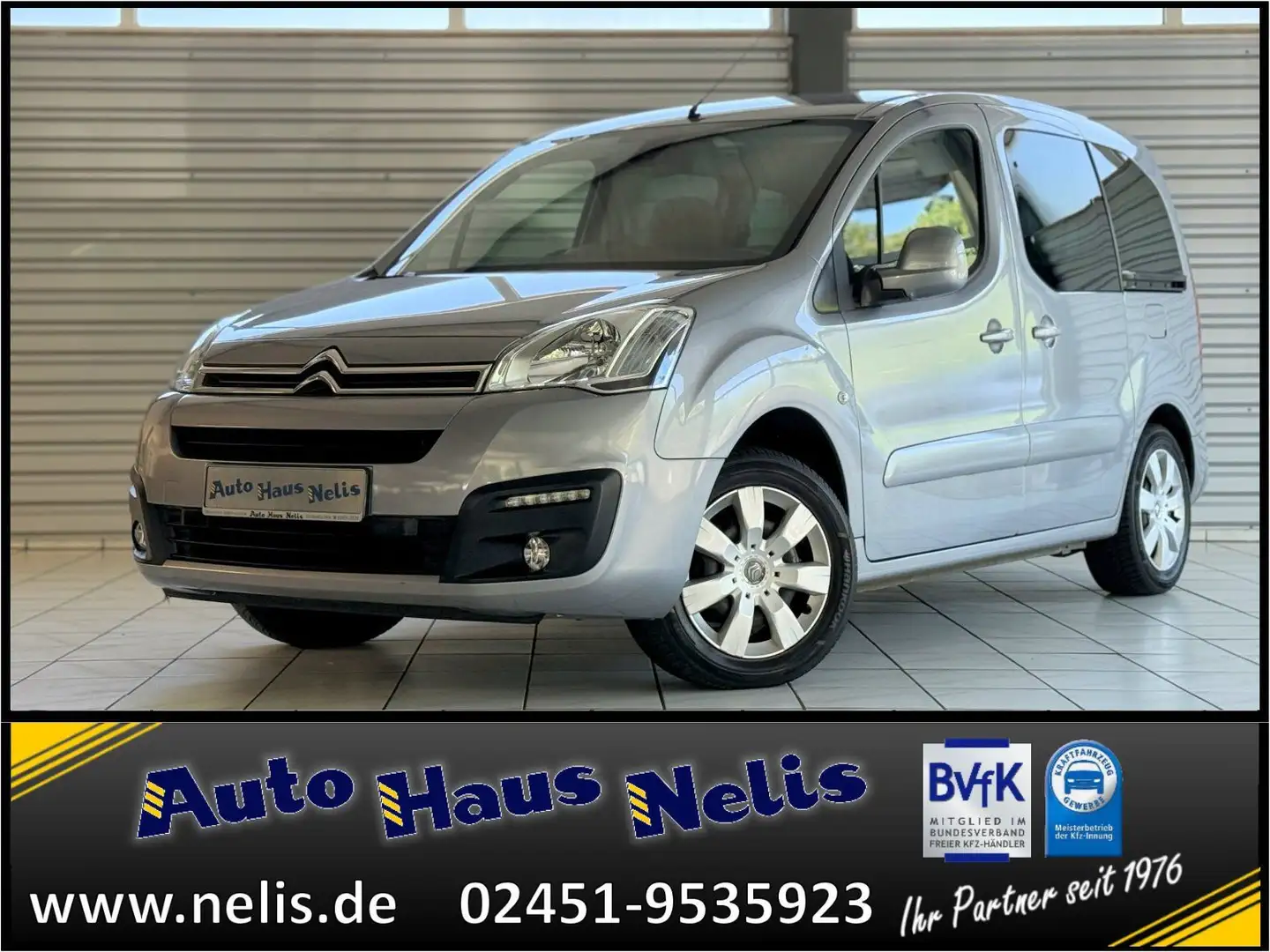 Citroen Berlingo 1,6 Selection Rollstuhl-gerecht Klima P Grau - 1