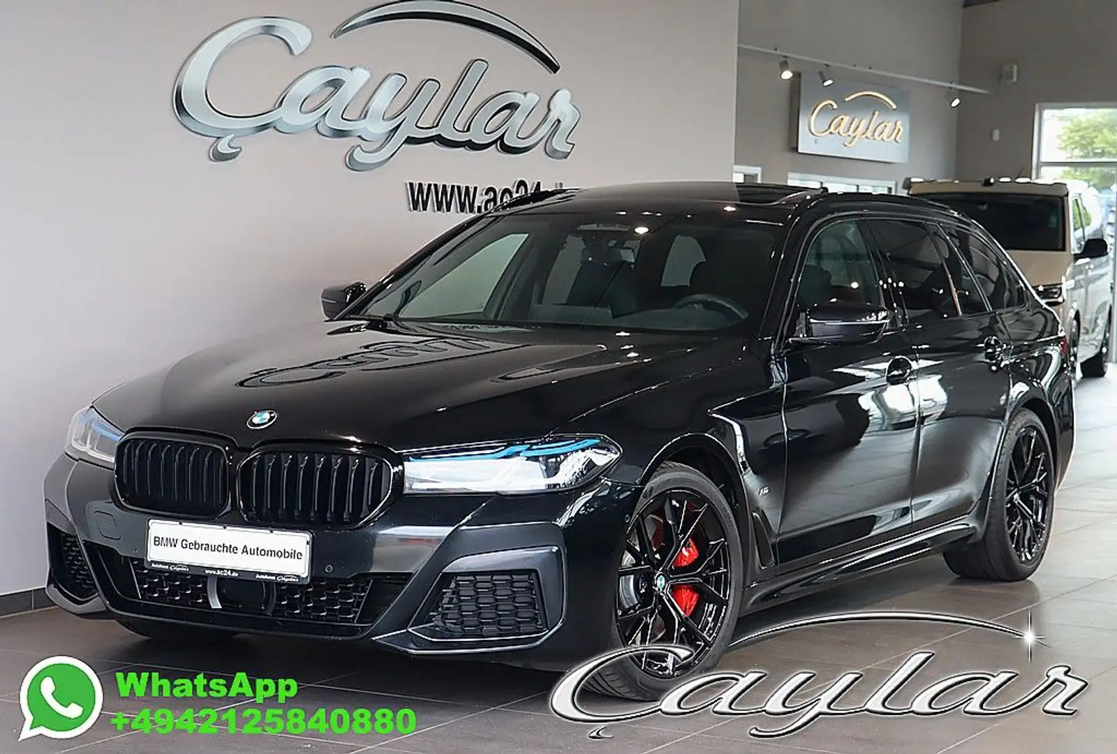 BMW 540 xD TOUR M SPORT M SITZE ADAPTIVE LASER ACC HK Zwart - 1