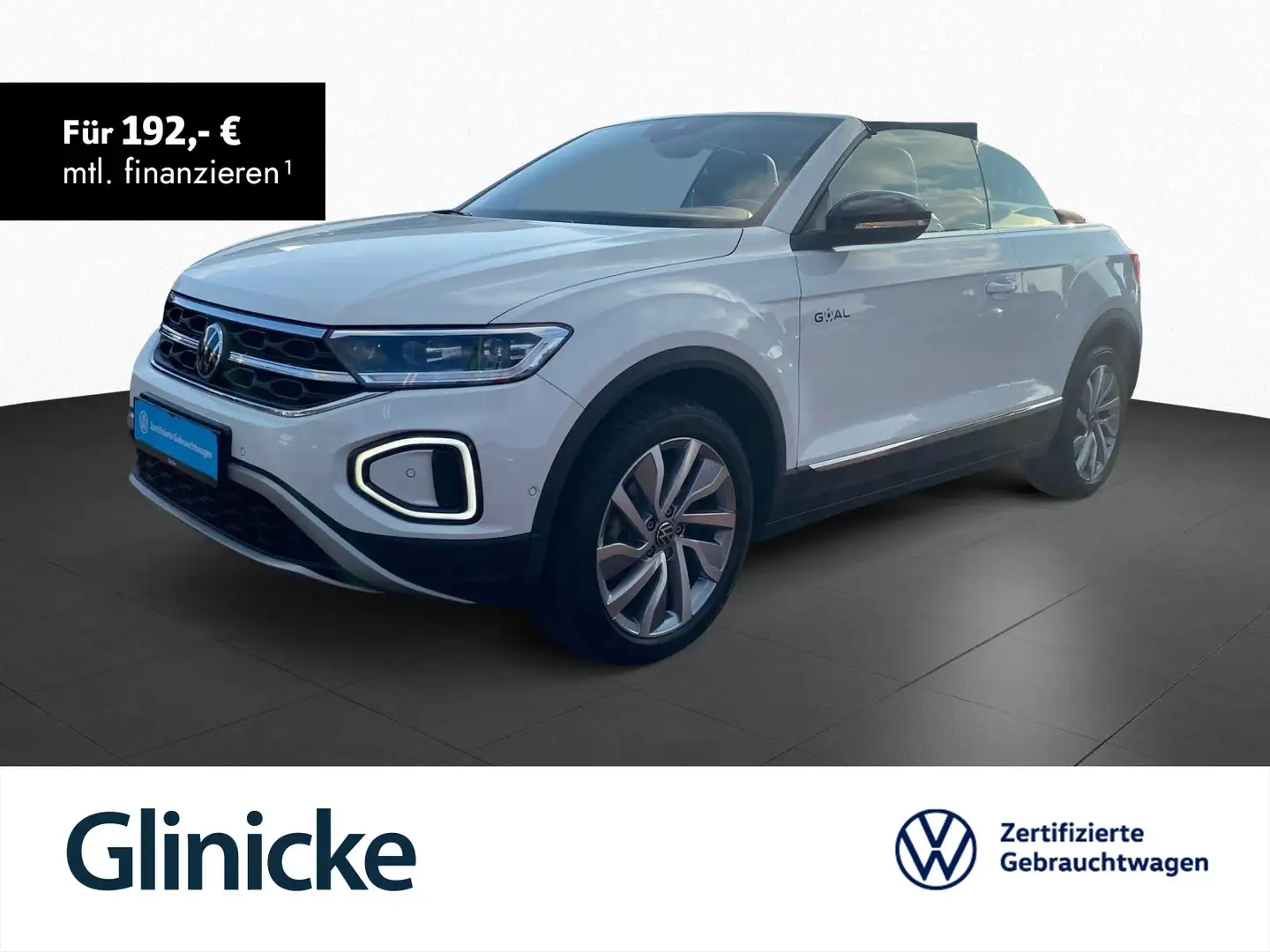 Volkswagen T-Roc 1.5TSI DSG Goal Navi AHK LED RFK Weiß - 1