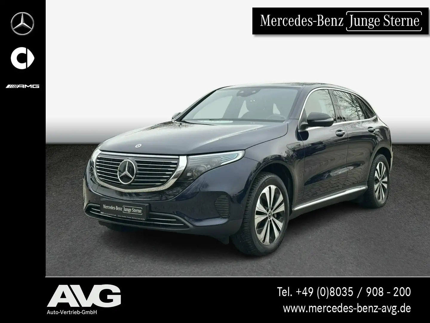Mercedes-Benz EQC 400 EQC 400 4M Multibeam Keyless MBUX RDK RFK Klima Blau - 1