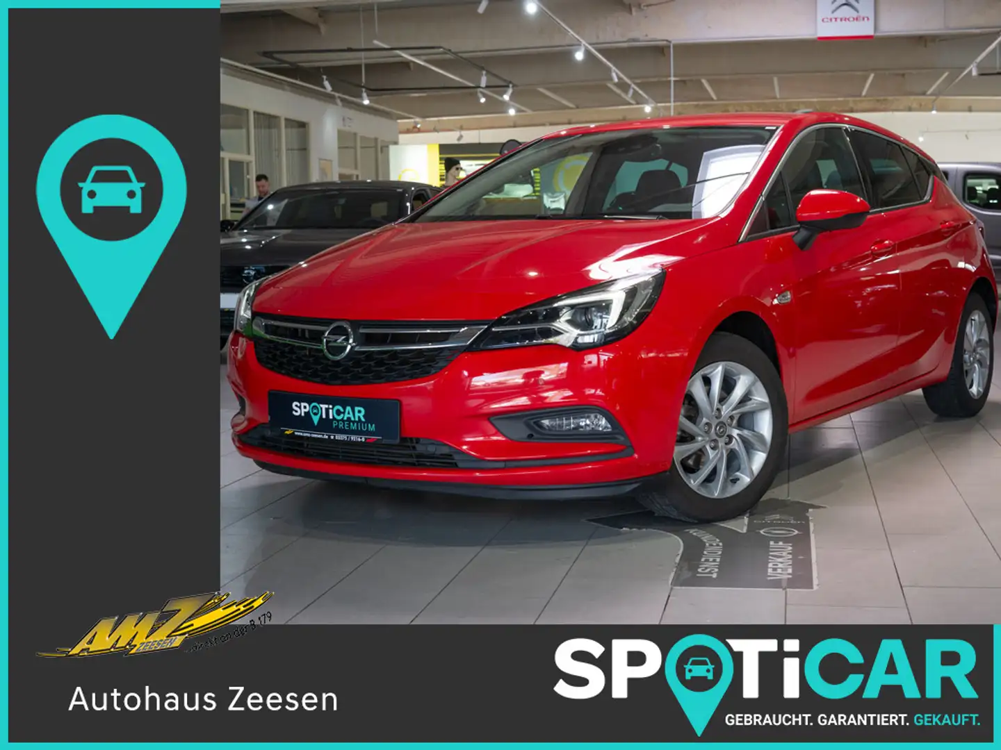 Opel Astra 1.4 Turbo Innovation SHZ NAVI PDC LED Rojo - 1