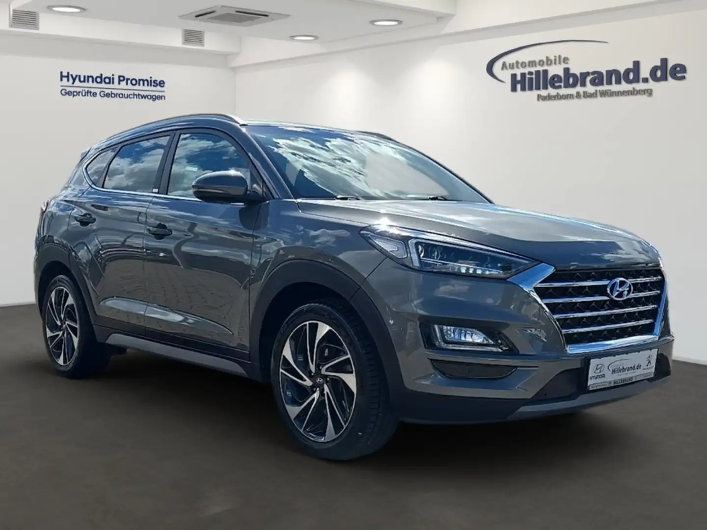 Hyundai TUCSON Advantage + 2WD 1.6 EU6d-T AHK-abnehmbar Navi Soun Grijs - 2