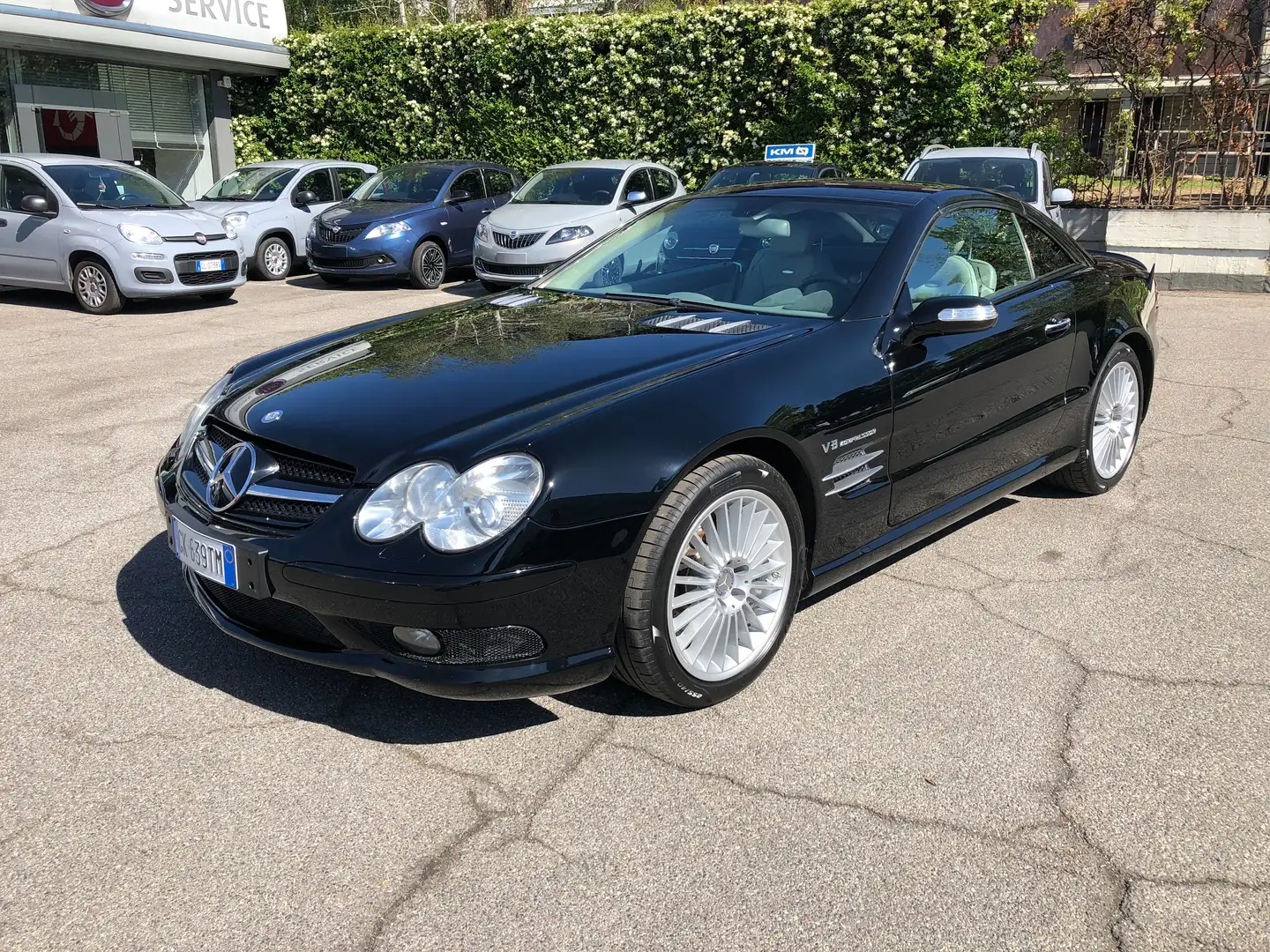 Mercedes-Benz SL 55 AMG SL 55 k AMG 500cv   Iscritta ASI  NO BOLLO Noir - 1