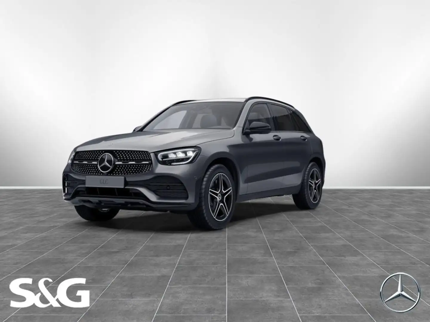 Mercedes-Benz GLC 200 4M AMG MBUX+360°+AHK+LED+Totwink+19Zoll Grau - 1