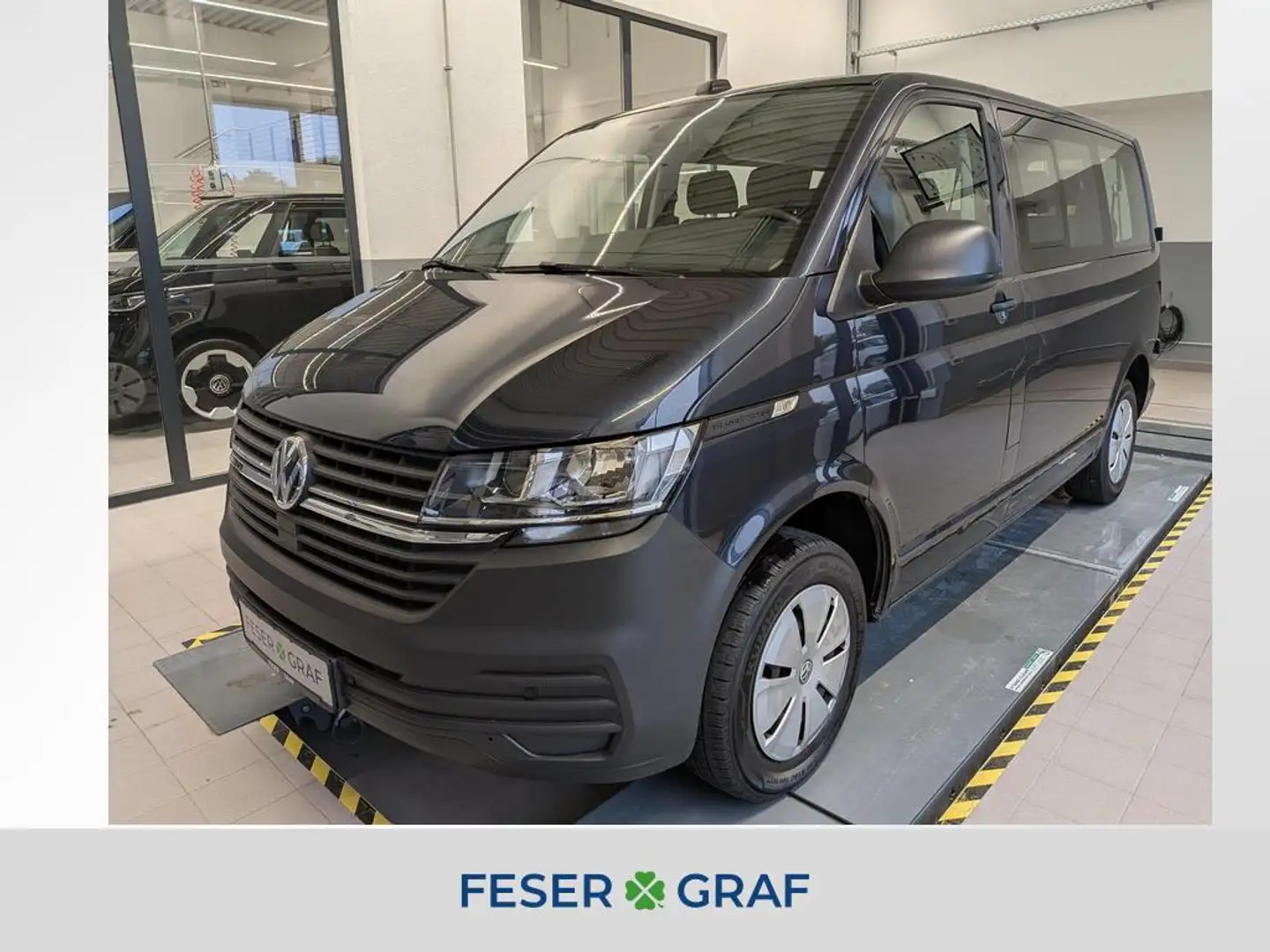 Volkswagen T6 Kombi T6.1 2.0 TDI Kombi Climatic GRA 9-Sitzer Blau - 1