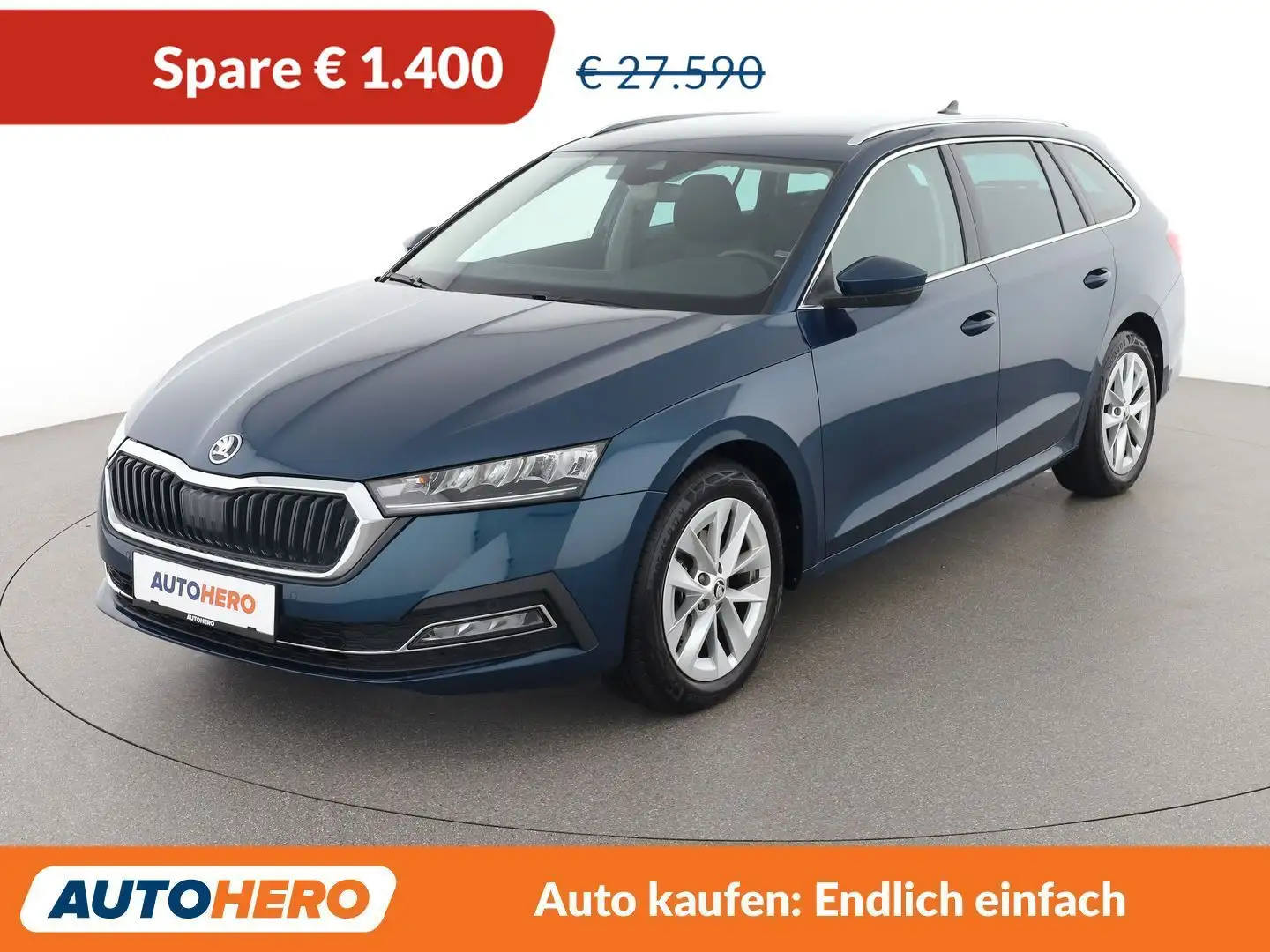 Skoda Octavia 2.0 TDI Style Blau - 1