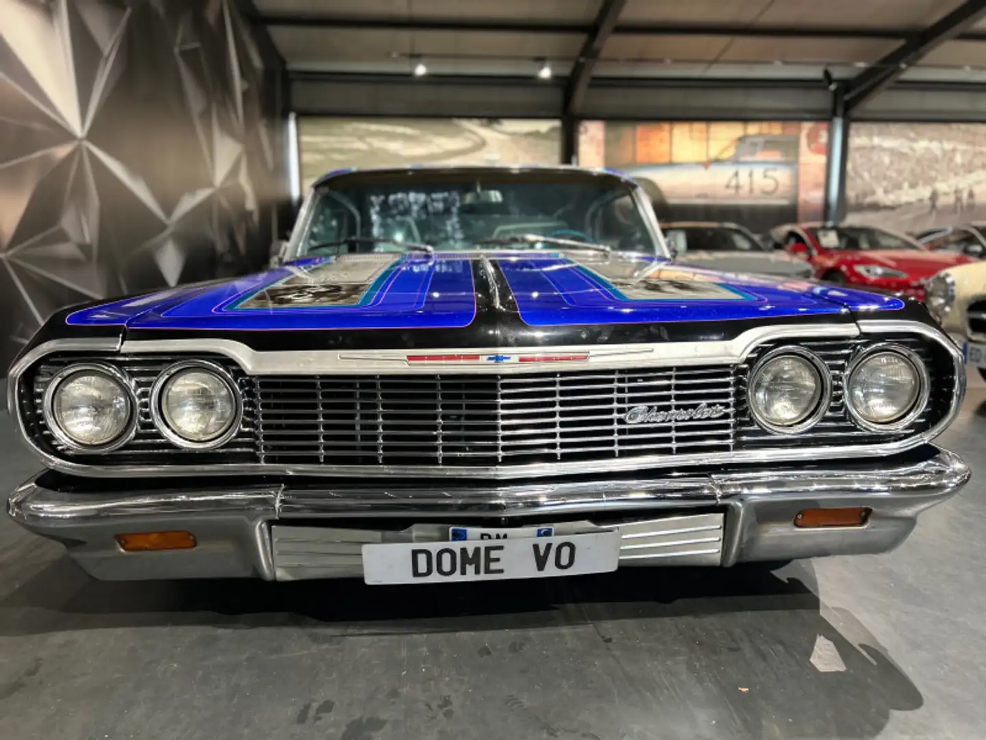 Chevrolet Impala 64 COUPE LOWRIDER Blau - 2