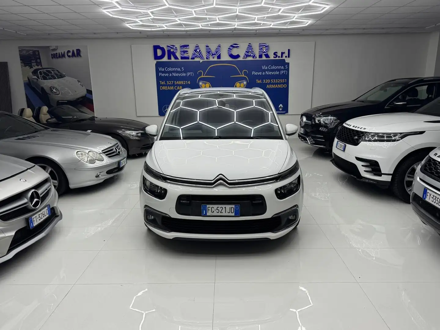 Citroen Grand C4 Picasso C4 Grand Picasso II 2017 1.6 bluehdi Shine s Blanc - 2