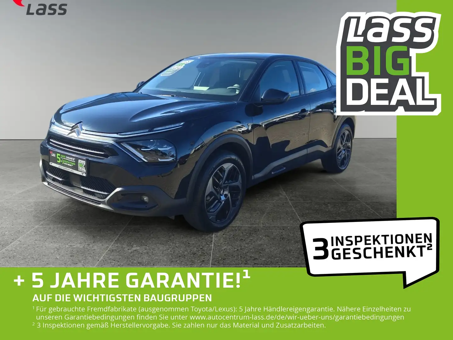 Citroen C4 1.2 PureTech 130 Plus Matrix 2xKlima Kam. LED Negro - 1