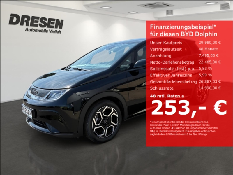 BYD Dolphin Design/Leder/Panorama/Navi/Sitzheizung/LED/Klimaau