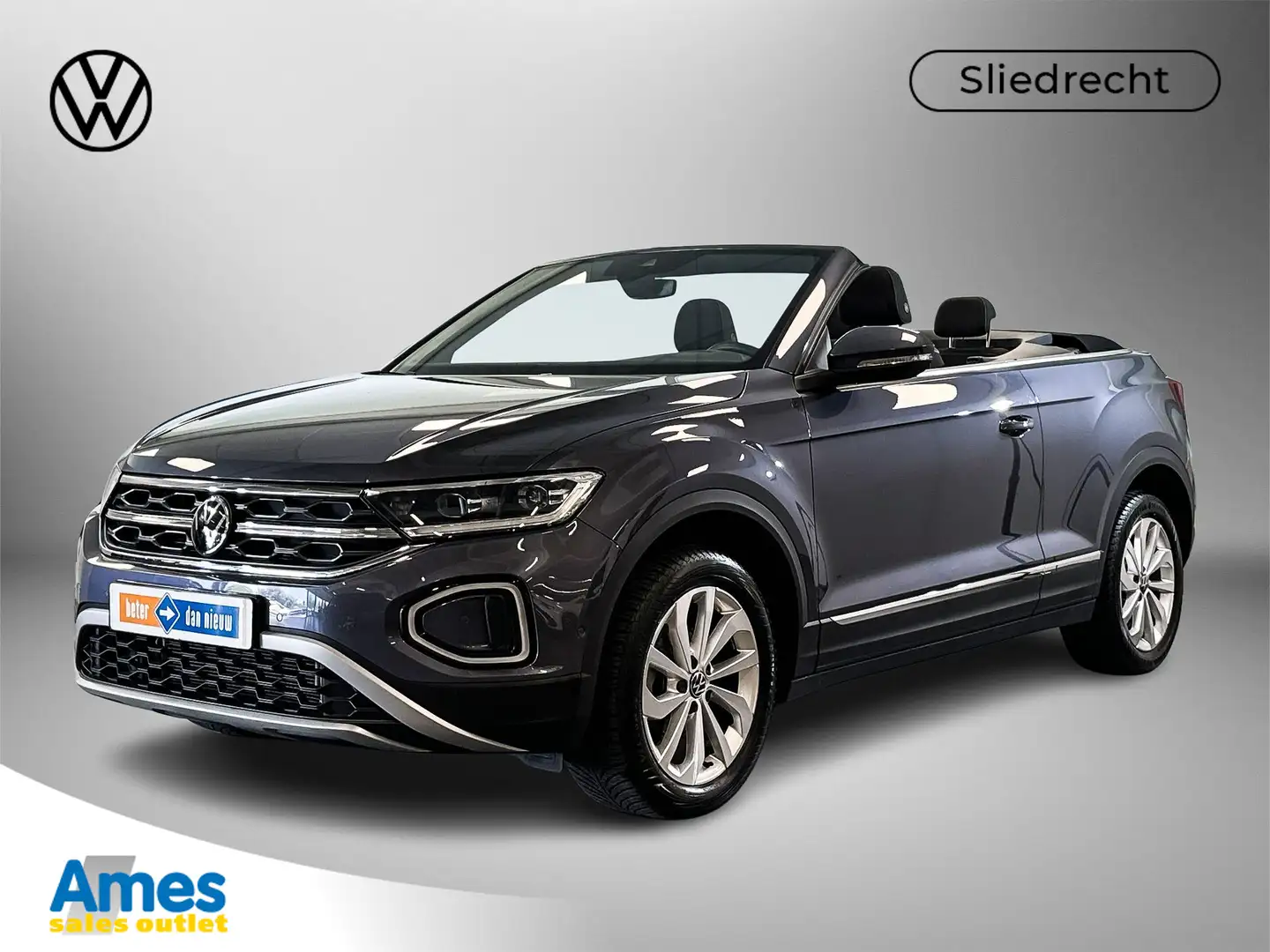 Volkswagen T-Roc Cabrio 1.5 TSI 150pk DSG Style | Navigatie | Achte Grijs - 1