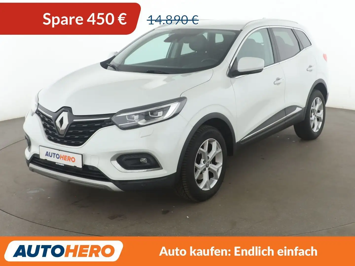 Renault Kadjar 1.3 TCe Limited*NAVI*CAM*LED*PDC*SHZ*TEMPO* Weiß - 1