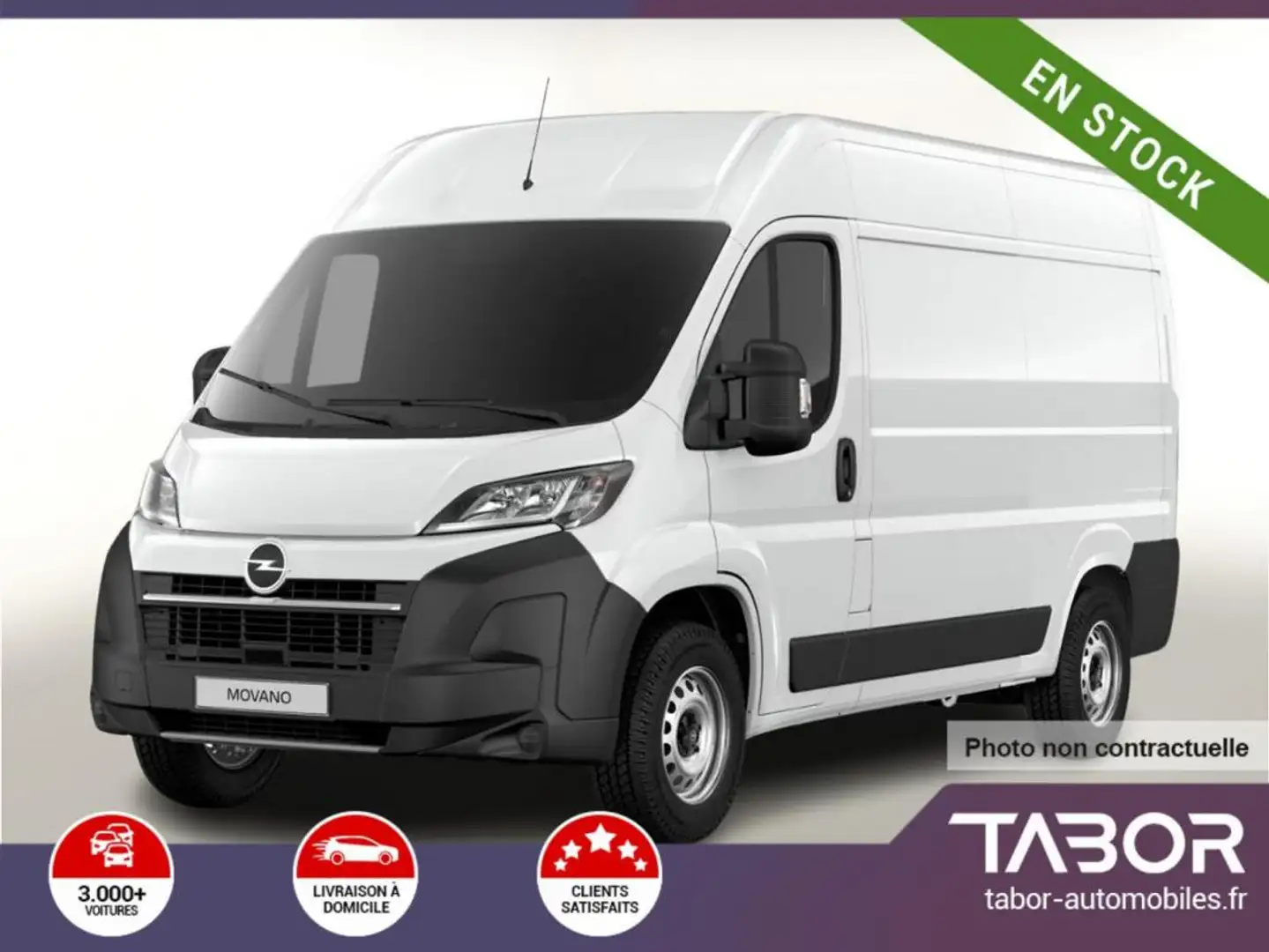 Opel Movano 2.2 BHDI 140 AT8 L2H2 GPS cam PDC Blanc - 1