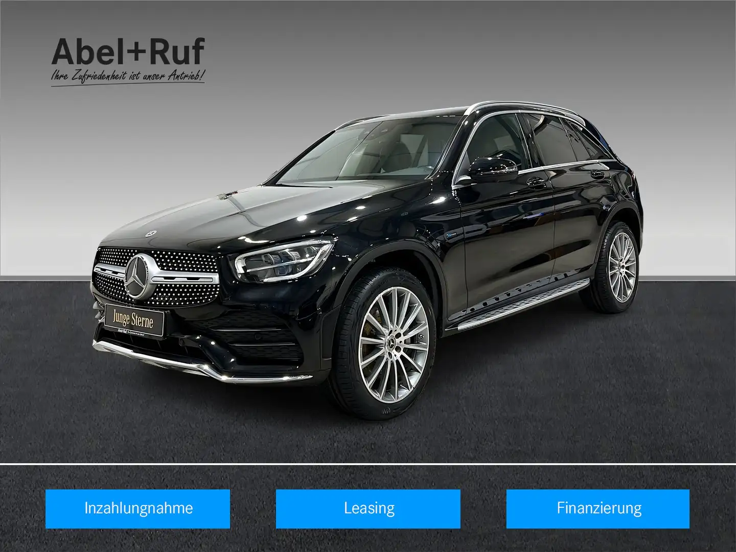 Mercedes-Benz GLC 300 e 4M AMG+LED+Memory+Pano+TotW+AHK+360° Schwarz - 1