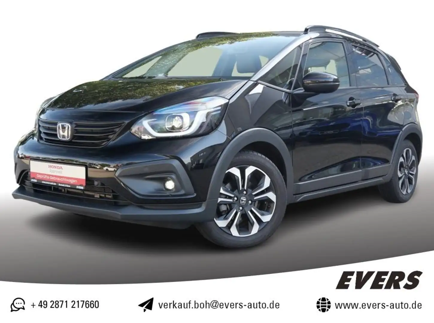 Honda Jazz 1.5 i-MMD HYBRID CROSSTAR EXECUTIVE LED+ACC Schwarz - 1