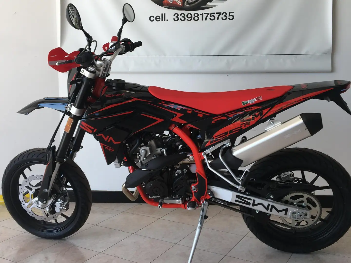 SWM SM 125 R MOTARD - MY 25 - FINANZIABILE Rosso - 1