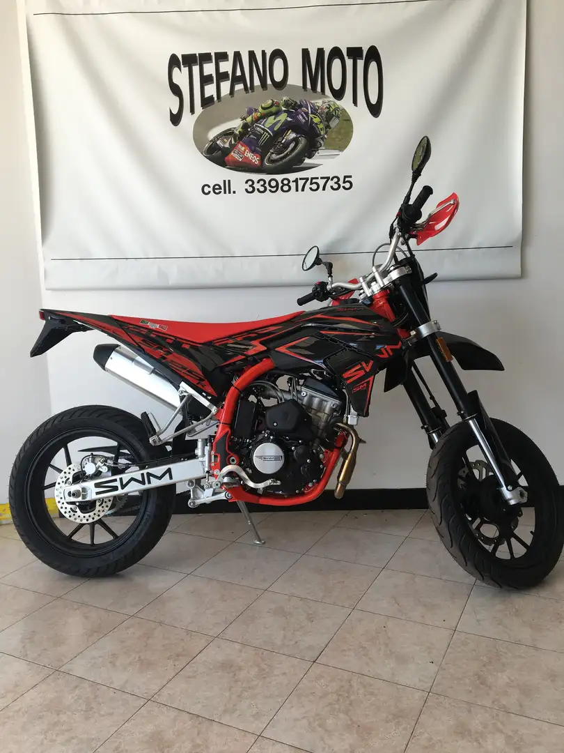 SWM SM 125 R MOTARD - MY 25 - FINANZIABILE Rosso - 2