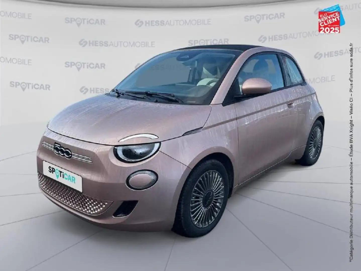 Fiat 500C e 95ch Icône GPS Camera Blanc - 1