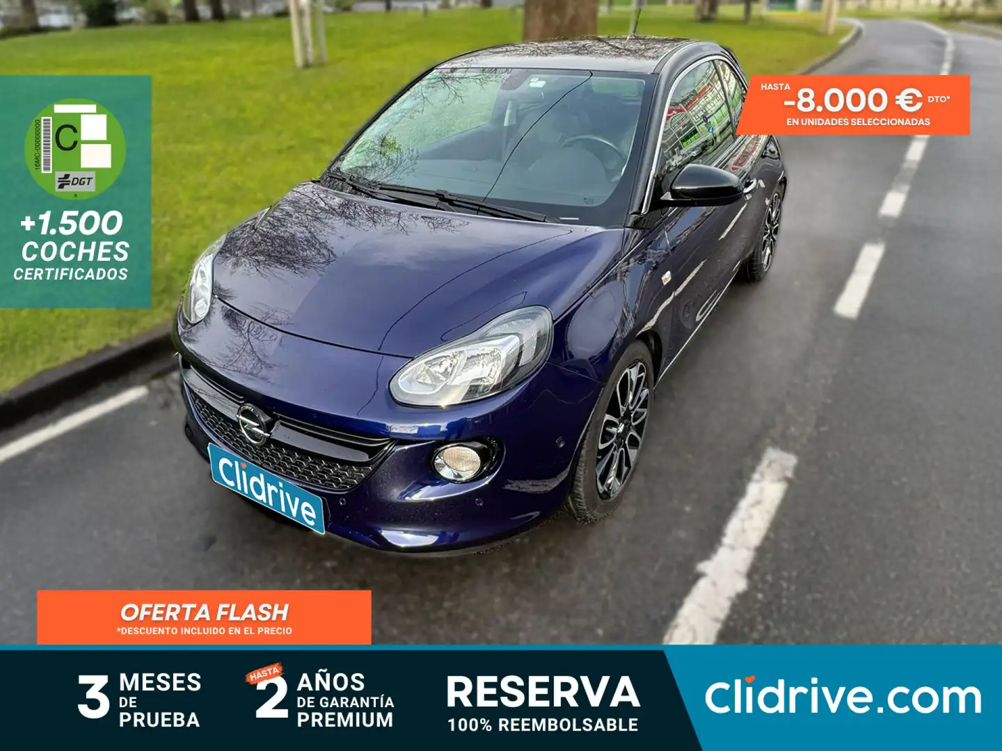 Opel Adam 1.4 XEL S&S Glam Unlimited Azul - 1