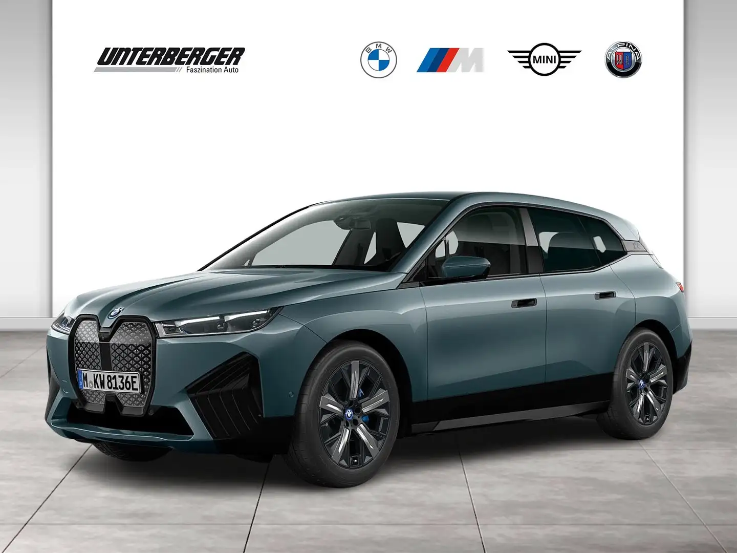 BMW iX xDrive40 Sportpaket AHK ACC 360° HK HUD Blau - 1