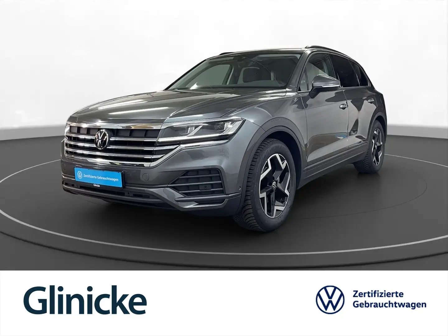 Volkswagen Touareg 3.0 V6 TDI 4M AHK LED LM 19" Navi RFK AC Grau - 1