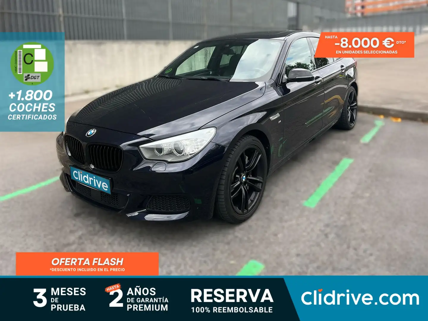 BMW 535 535dA Gran Turismo xDrive Noir - 1