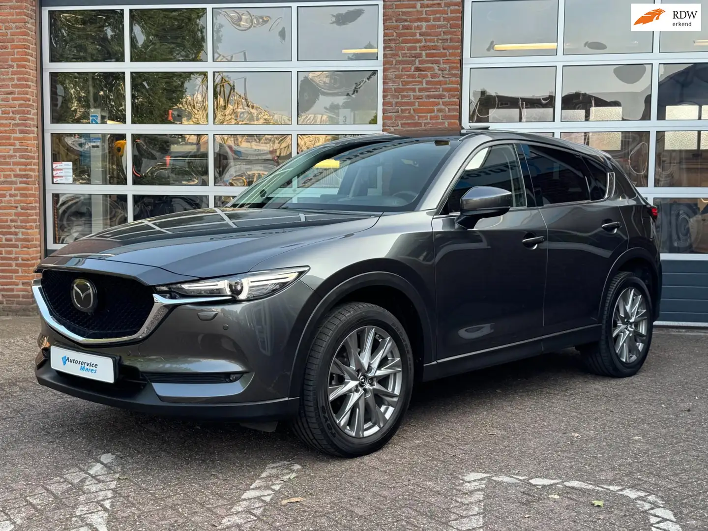 Mazda CX-5 2.5 SkyActiv-G 194 Signature, leder, navi, schuifd Grijs - 1