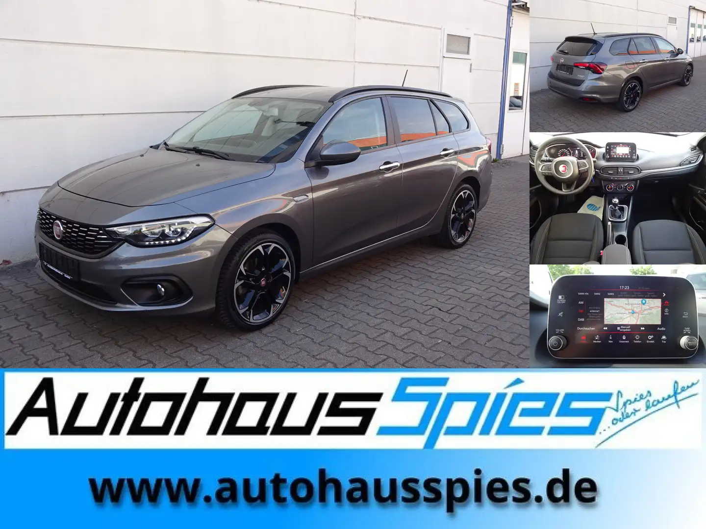 Fiat Tipo 1.4 T-Jet  Lounge Nav RKam Shz Tmat DAB Alu18 CarP Grau - 1