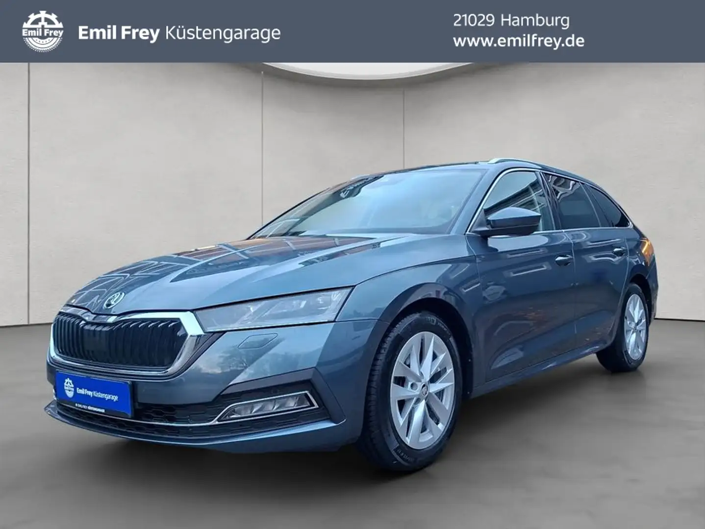 Skoda Octavia Combi 1.5 TSI DSG NAVI LED E-SITZ RFK Grau - 1