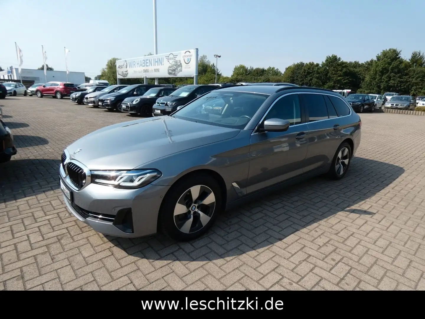 BMW 520 d Touring Automatik/Leaserlicht/Head-Up Gris - 1