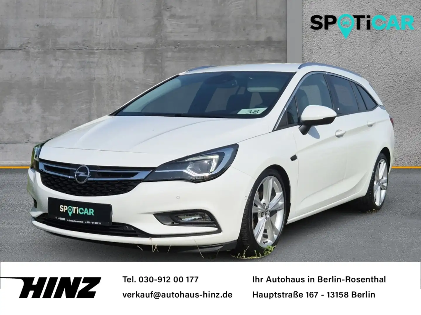Opel Astra K Ultimate Sports Tourer 1.6 Turbo Weiß - 1