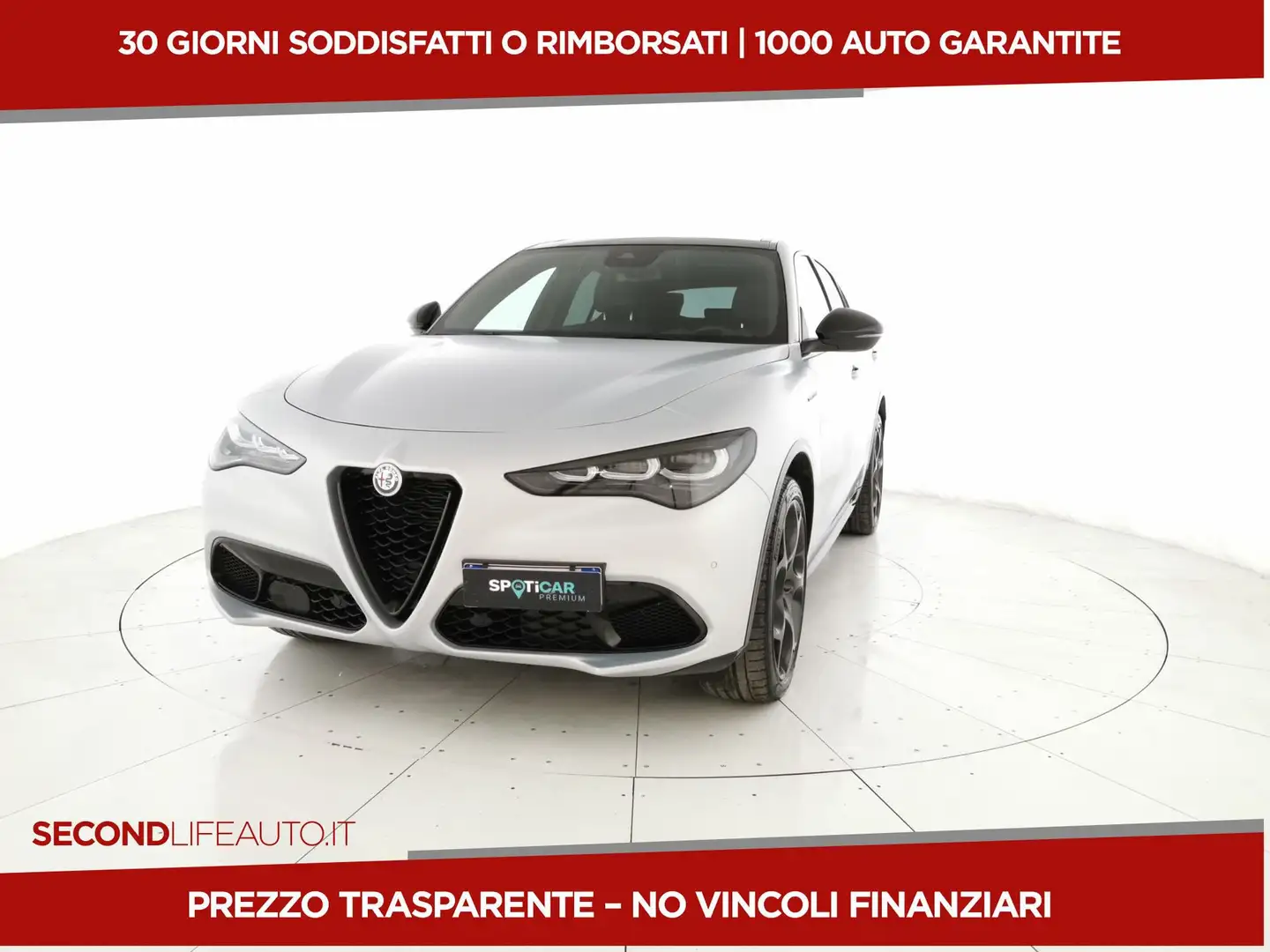 Alfa Romeo Stelvio 2.0 t Competizione Q4 280cv auto Argento - 1