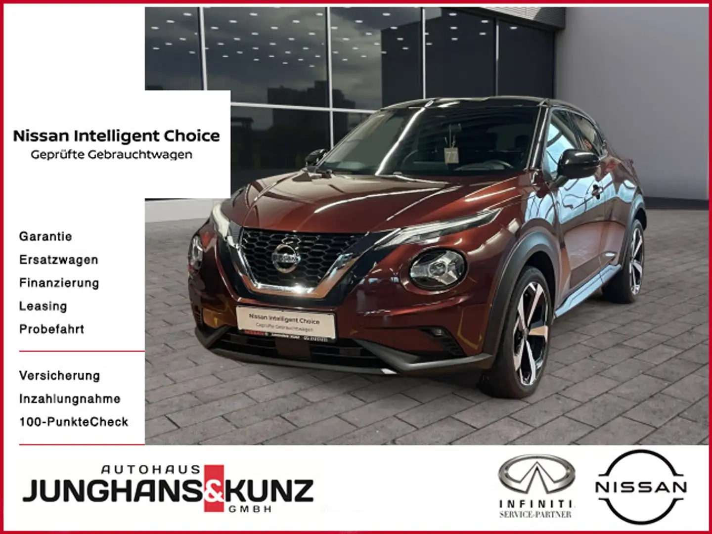 Nissan Juke JUKE DIG-T  7DCT 117 PS TEKNA NC Bose BHF NAVI K Rojo - 1