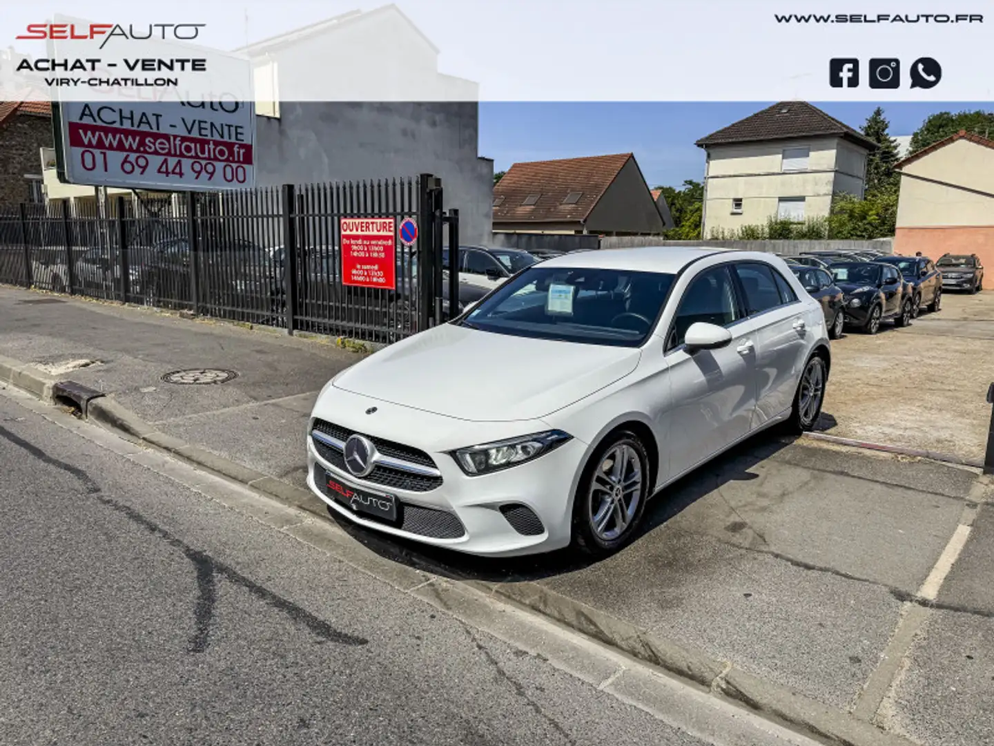 Mercedes-Benz A 180 180 D 116CH STYLE LINE 7G-DCT Blanc - 1