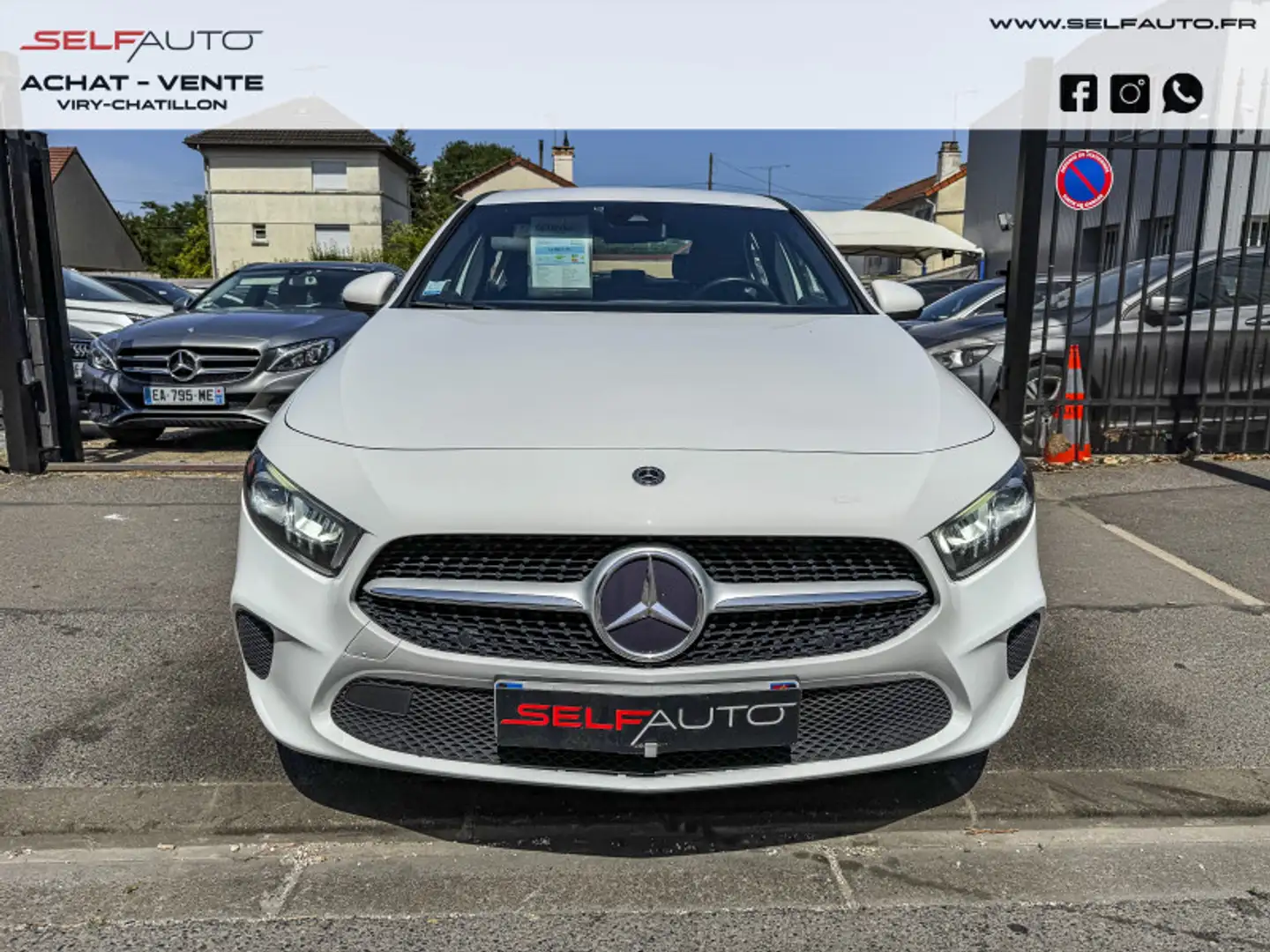 Mercedes-Benz A 180 180 D 116CH STYLE LINE 7G-DCT Blanc - 2