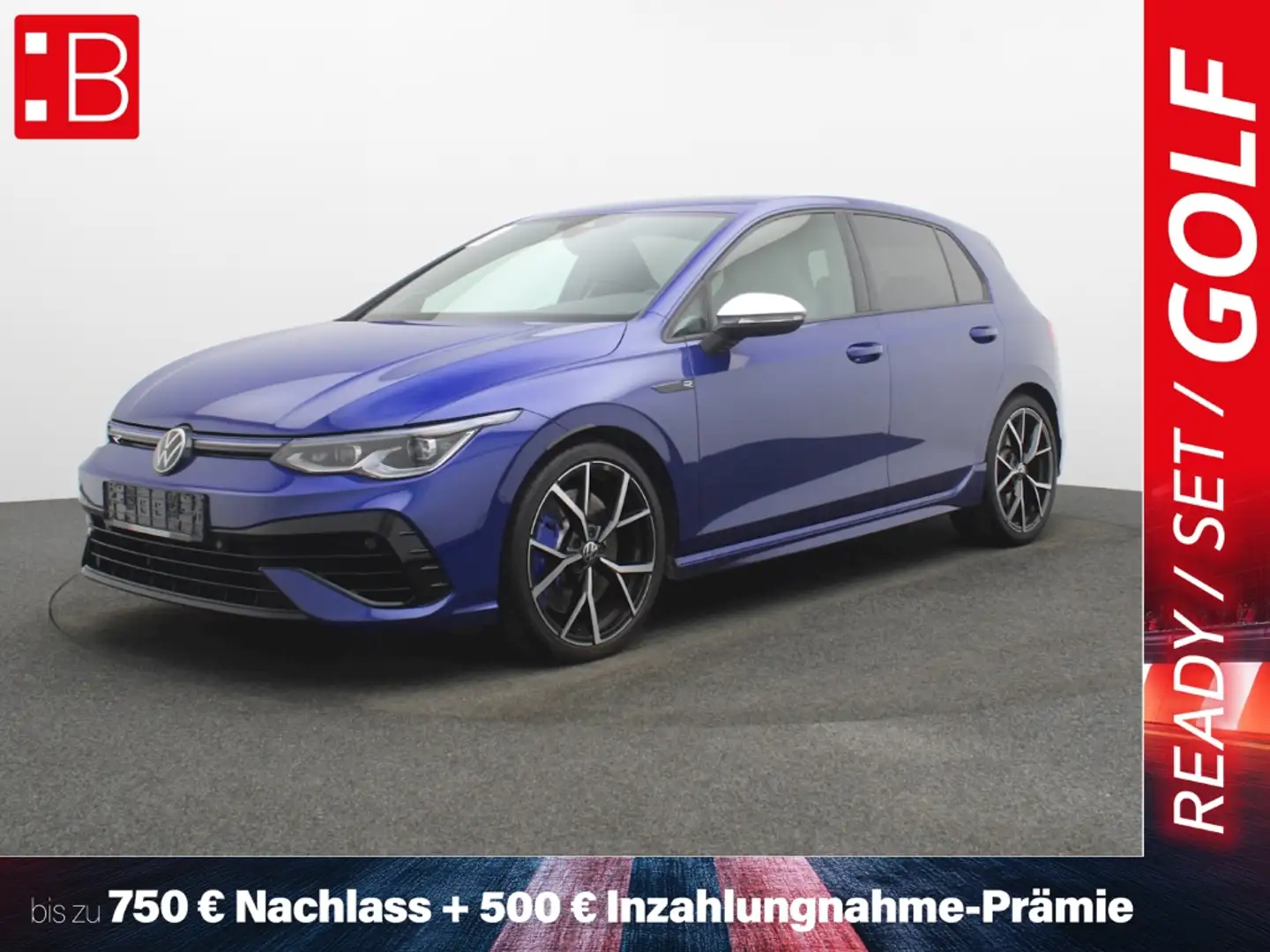 Volkswagen Golf R 8 2.0 TSI DSG 4Mo. IQ.LIGHT H&K DCC ACC ALU19 Azul - 1